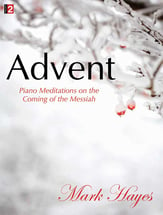 Advent piano sheet music cover